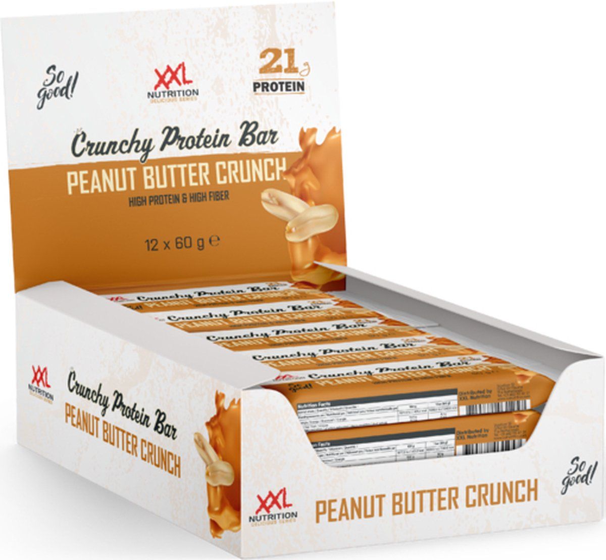 XXL Nutrition Crunchy Protein Bar Peanut Butter Crunch (60 gr)