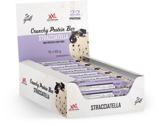 XXL Crunchy Protein Bar Stracciatella (60 gr)