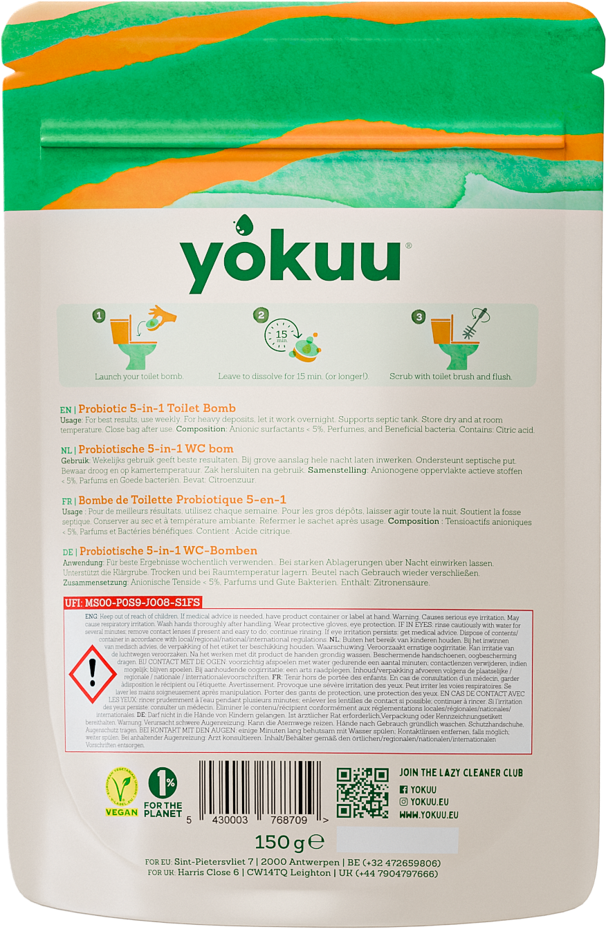 Yokuu Toilet Bom Eucalyptus & Munt (10 stuks)